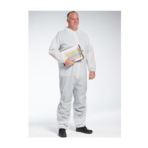 Coverall, White, L